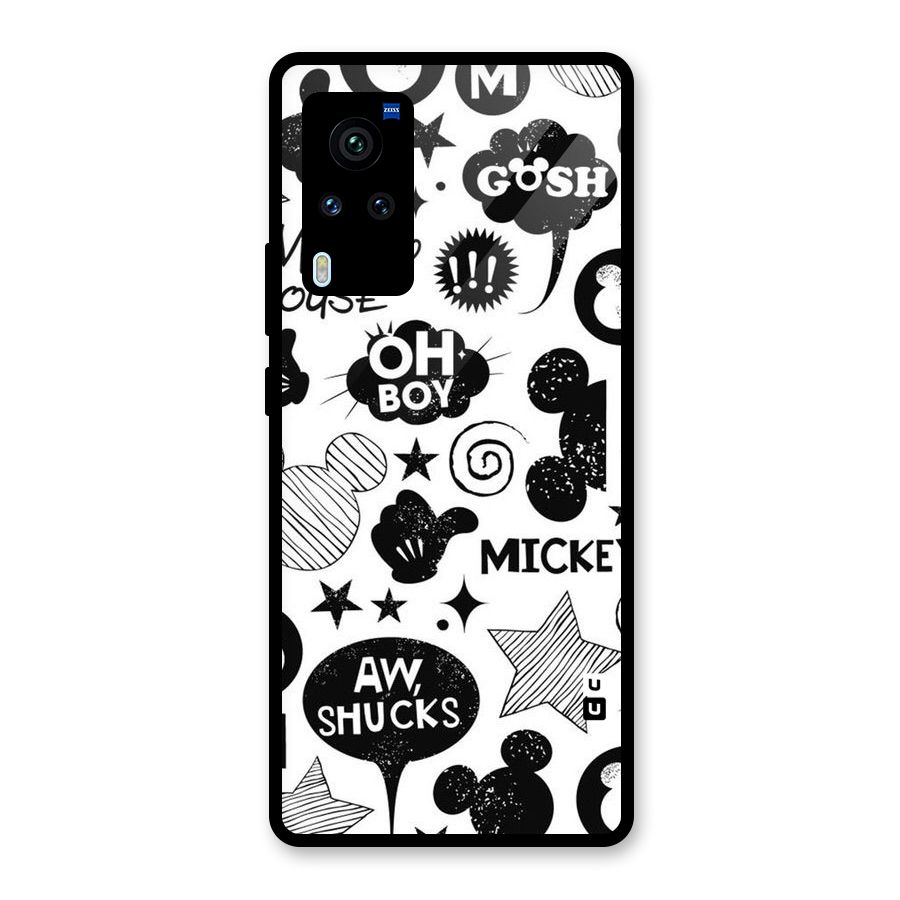 Oh Boy Design Glass Back Case for Vivo X60 Pro