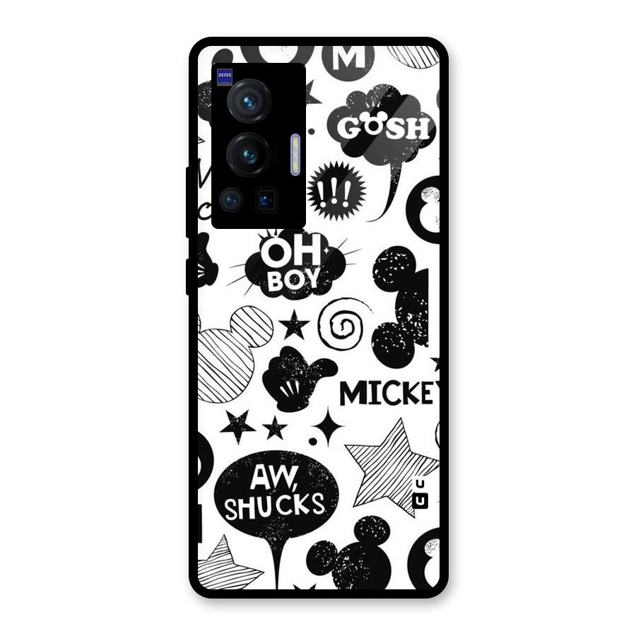 Oh Boy Design Glass Back Case for Vivo X70 Pro