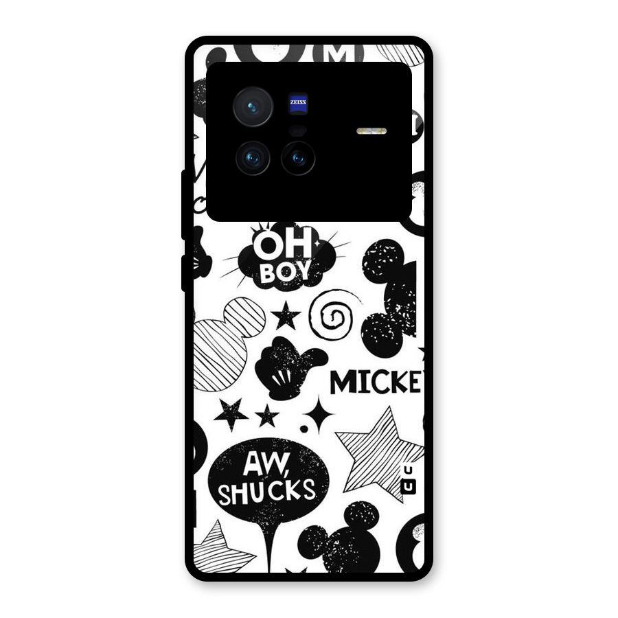Oh Boy Design Glass Back Case for Vivo X80