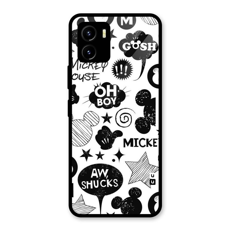 Oh Boy Design Glass Back Case for Vivo Y15s