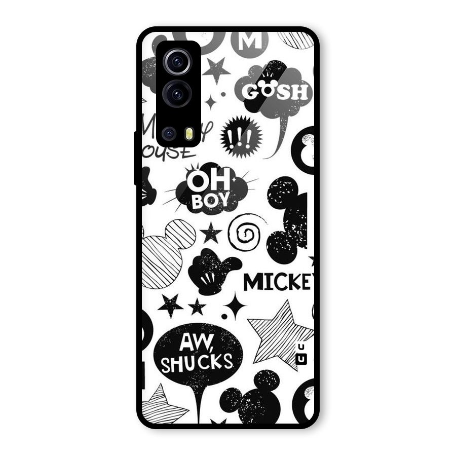 Oh Boy Design Glass Back Case for Vivo iQOO Z3