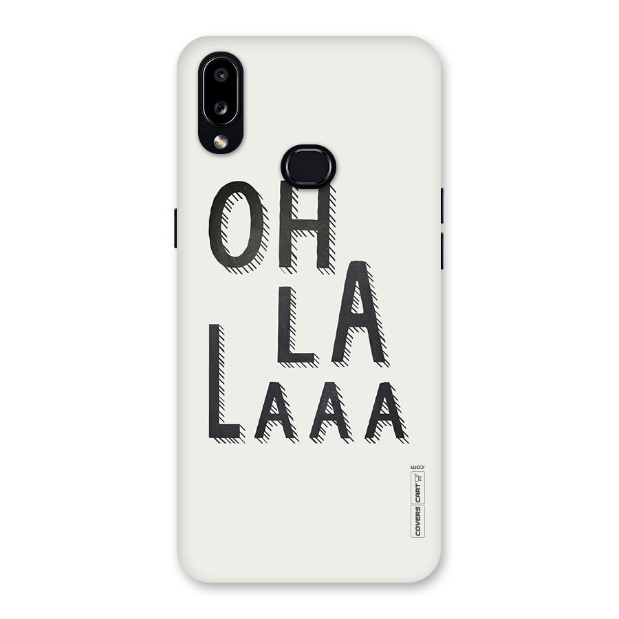 Oh La La Back Case for Galaxy A10s