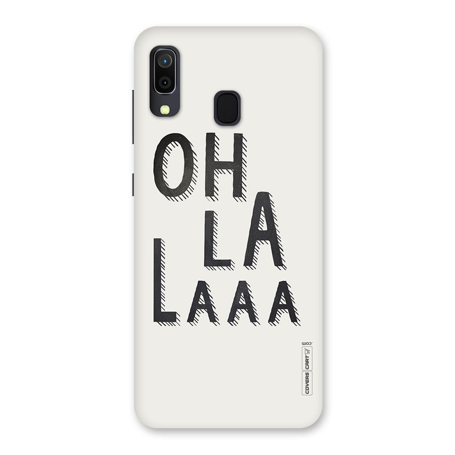 Oh La La Back Case for Galaxy A30
