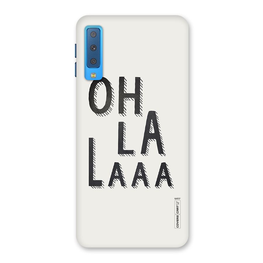 Oh La La Back Case for Galaxy A7 (2018)