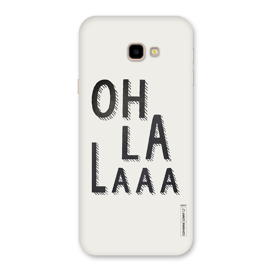 Oh La La Back Case for Galaxy J4 Plus