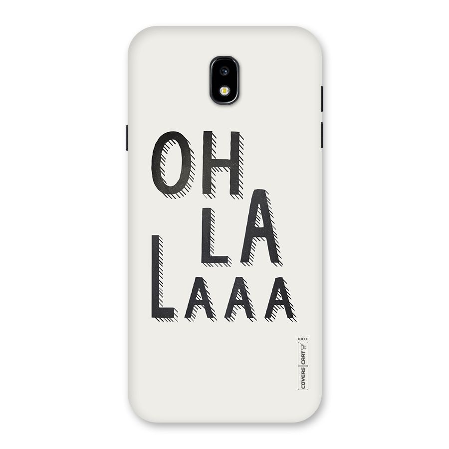 Oh La La Back Case for Galaxy J7 Pro