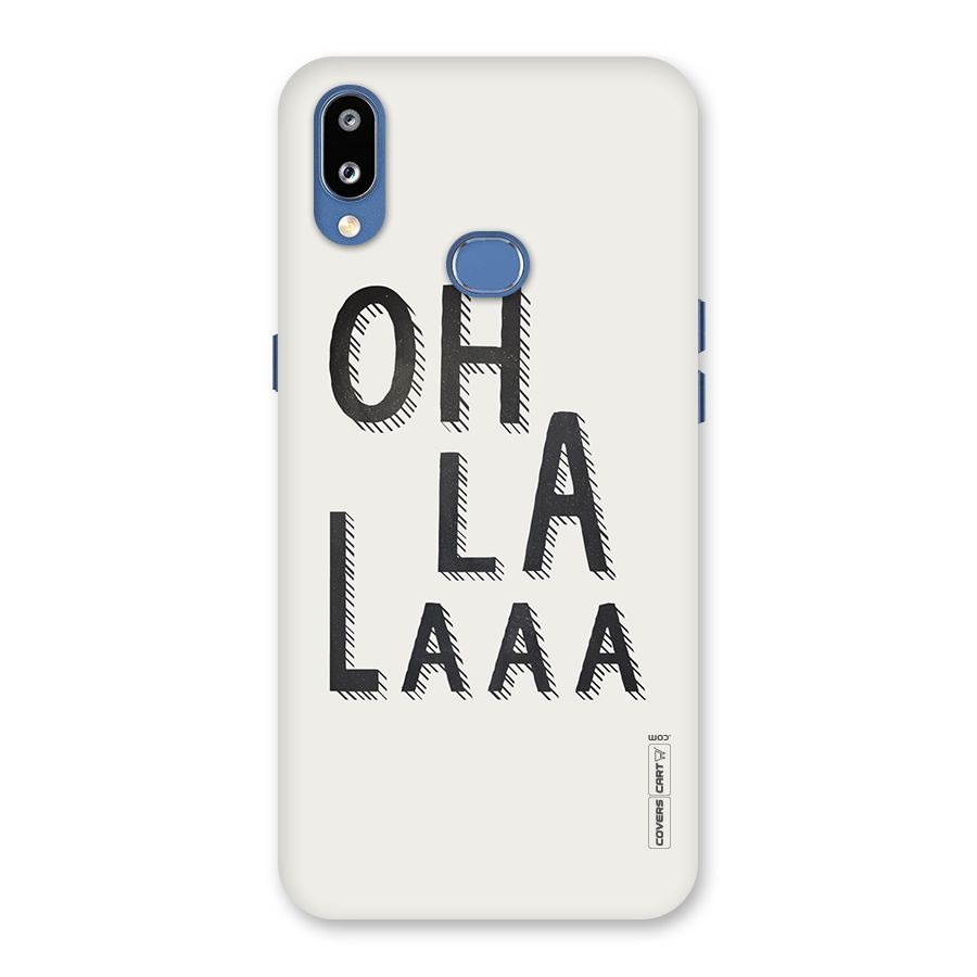 Oh La La Back Case for Galaxy M01s