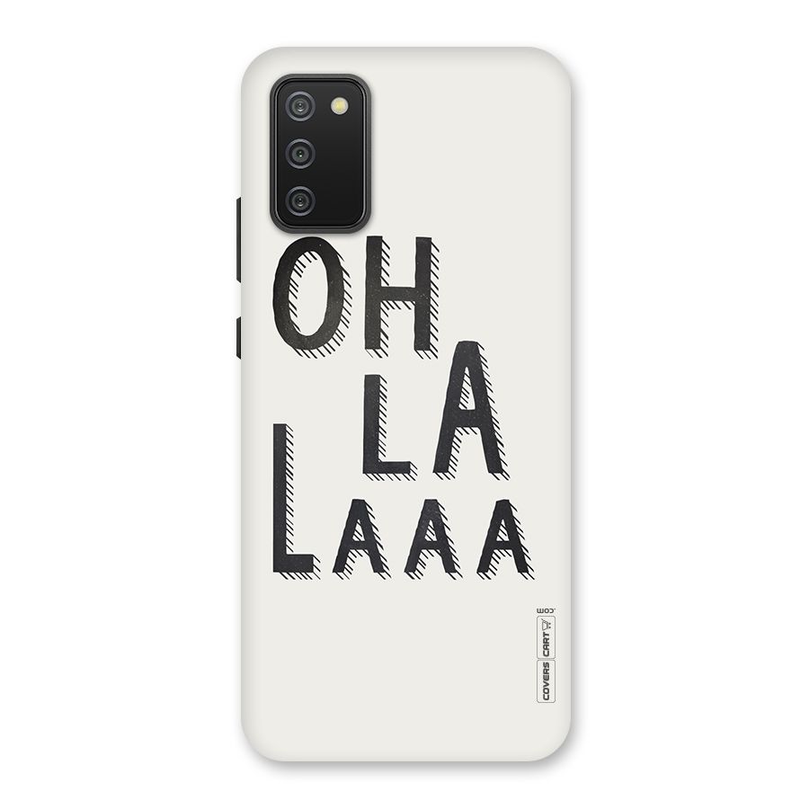 Oh La La Back Case for Galaxy M02s