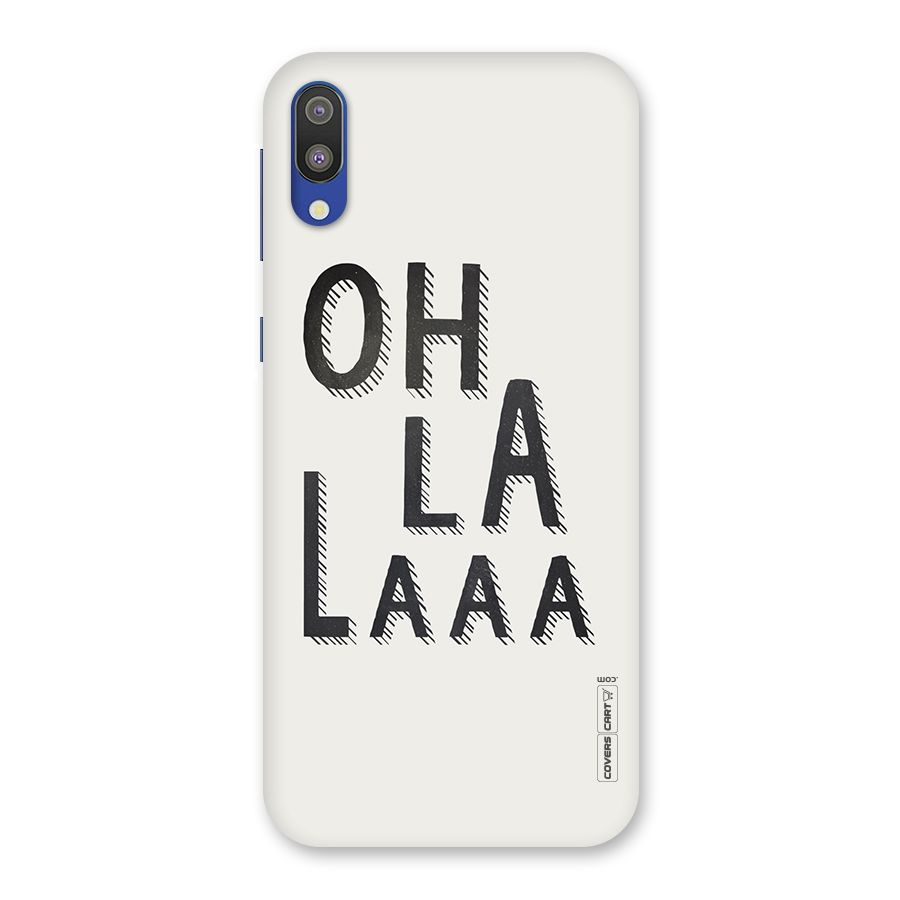 Oh La La Back Case for Galaxy M10