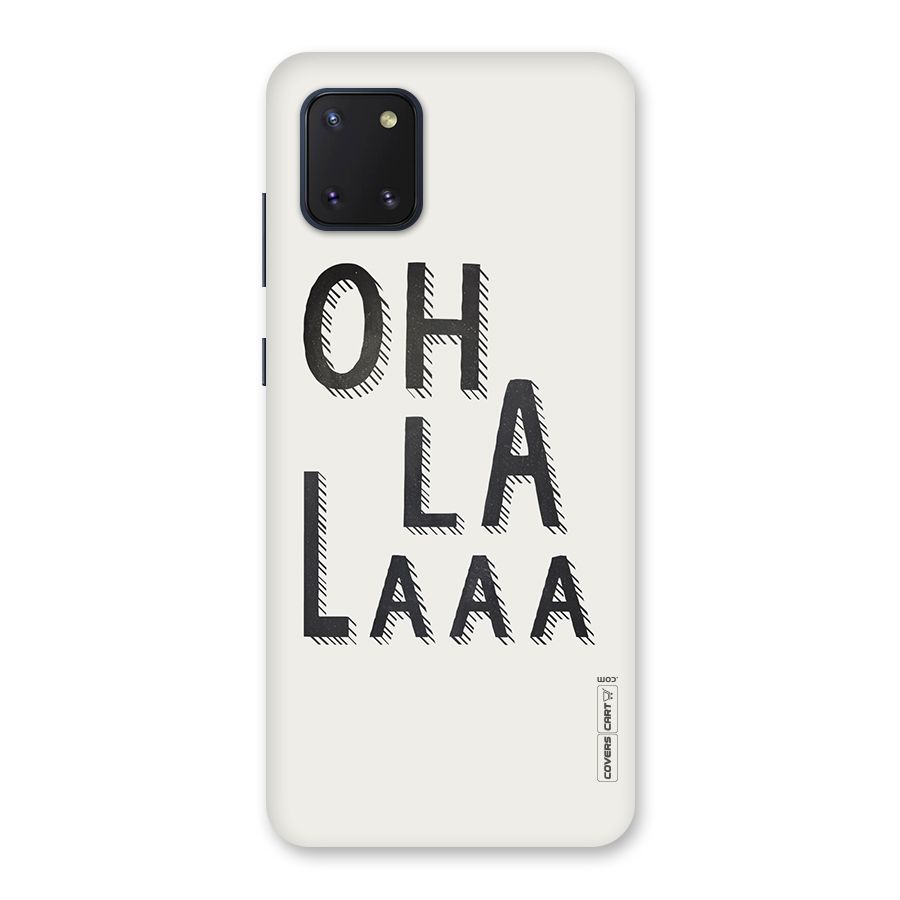 Oh La La Back Case for Galaxy Note 10 Lite