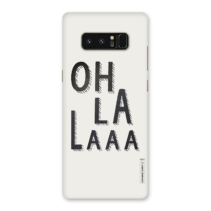 Oh La La Back Case for Galaxy Note 8