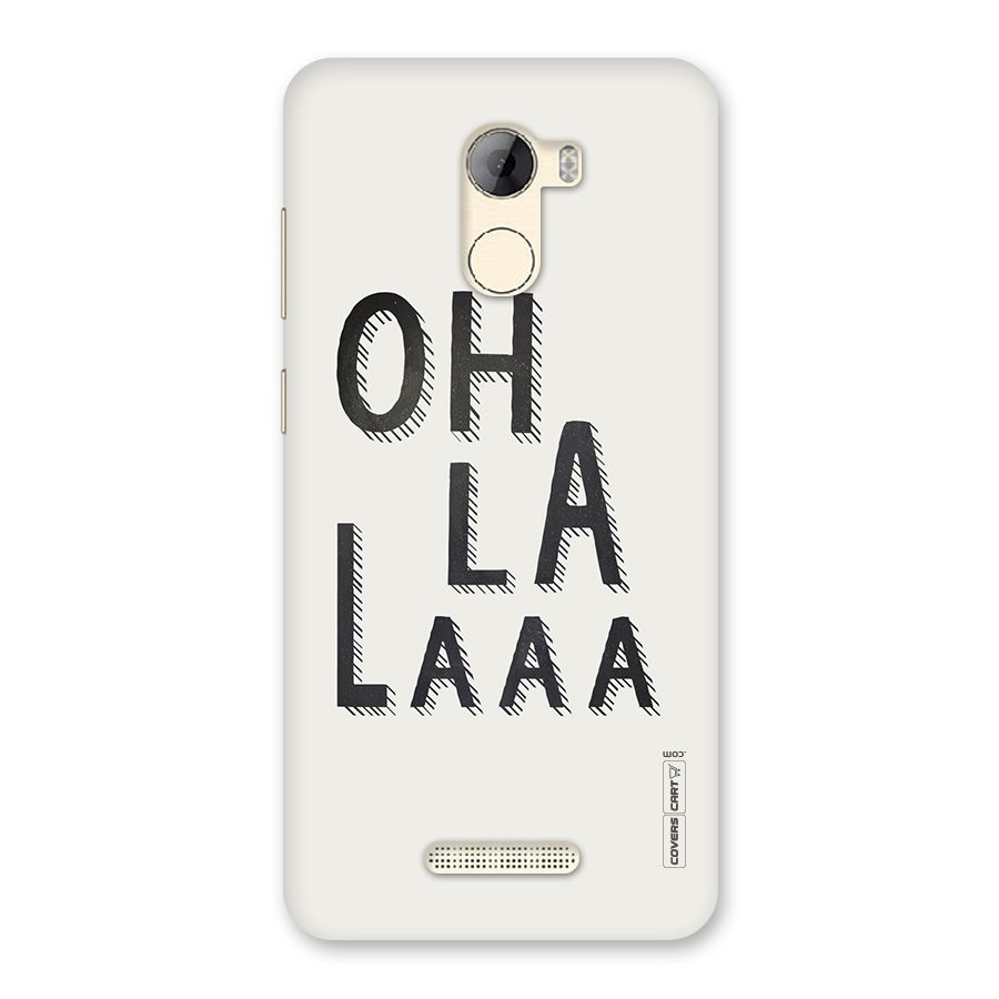 Oh La La Back Case for Gionee A1 LIte
