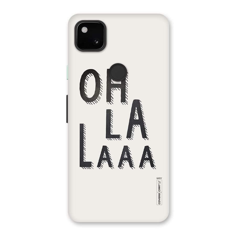Oh La La Back Case for Google Pixel 4a