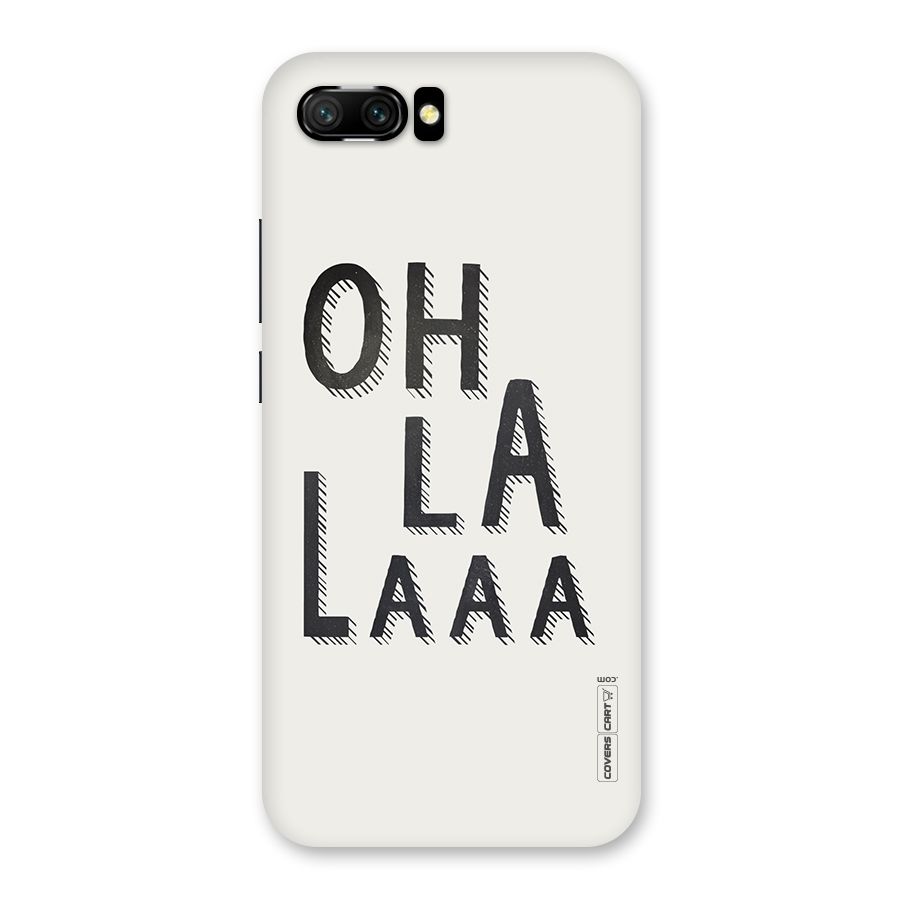 Oh La La Back Case for Honor 10