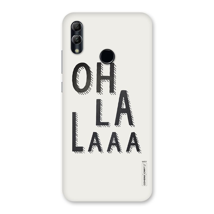 Oh La La Back Case for Honor 10 Lite