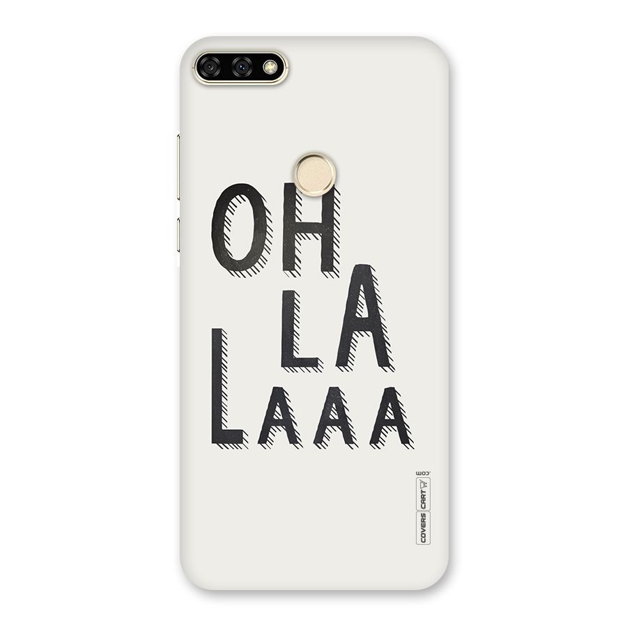 Oh La La Back Case for Honor 7A