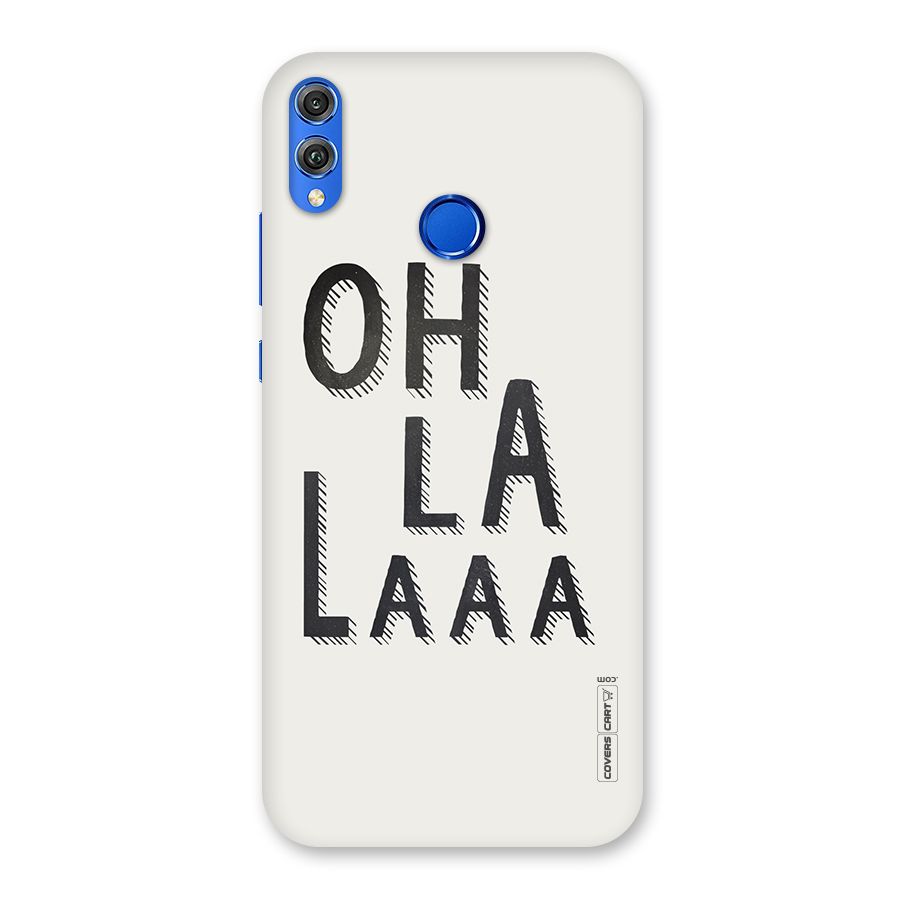 Oh La La Back Case for Honor 8X