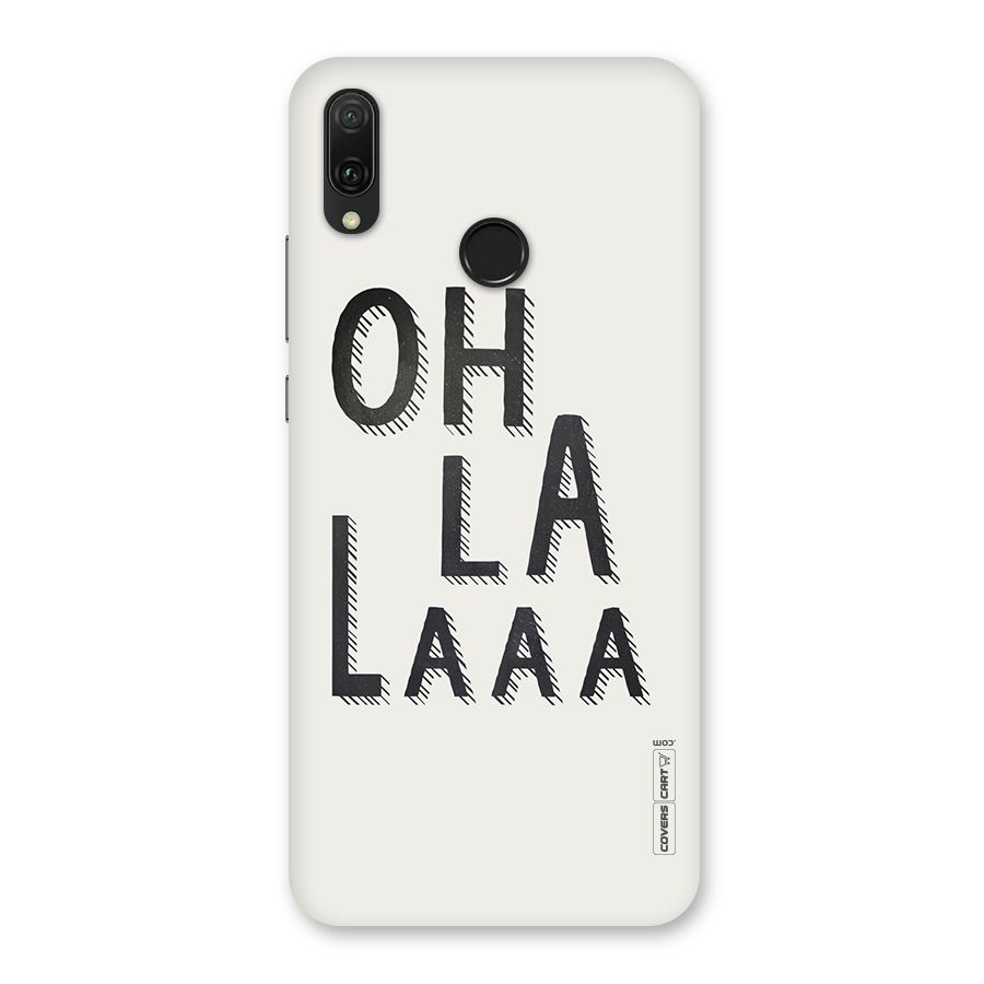 Oh La La Back Case for Huawei Y9 (2019)