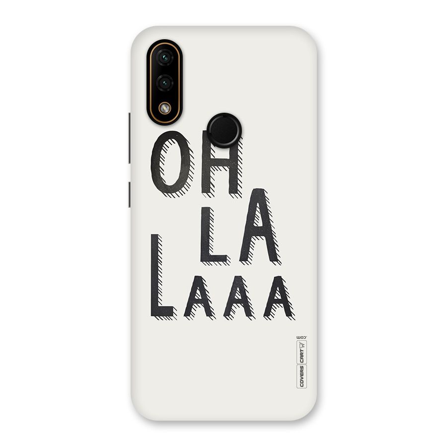 Oh La La Back Case for Lenovo A6 Note