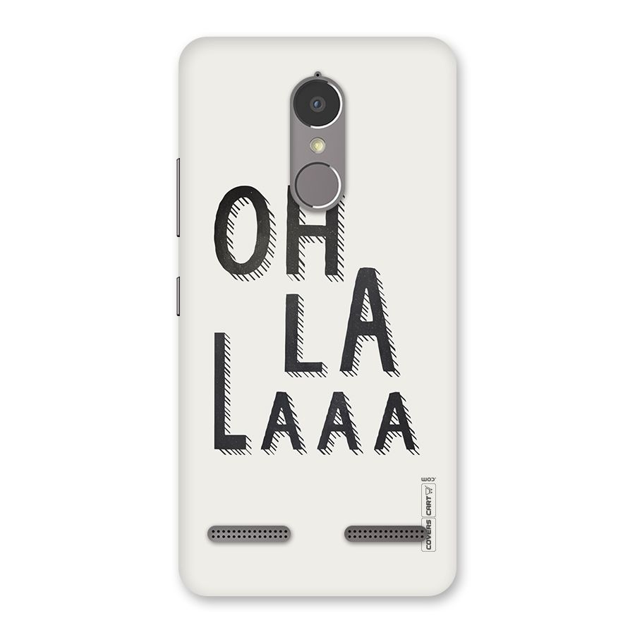 Oh La La Back Case for Lenovo K6 Power