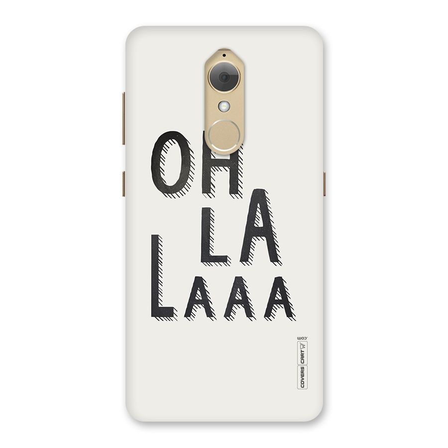 Oh La La Back Case for Lenovo K8
