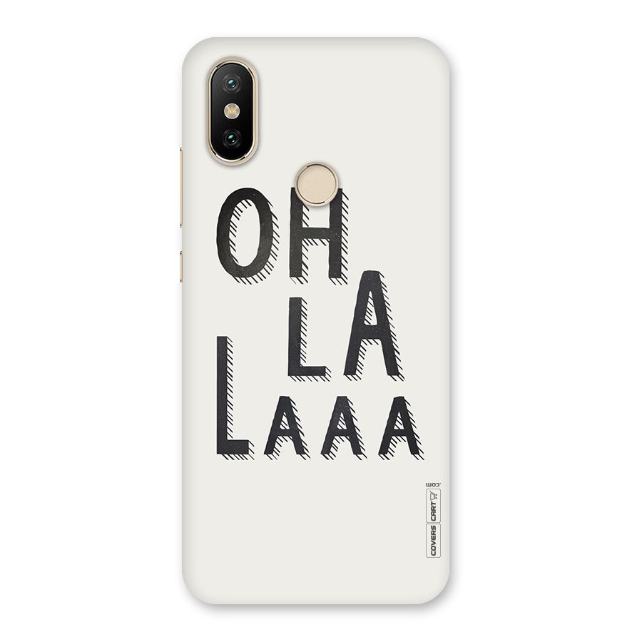Oh La La Back Case for Mi A2