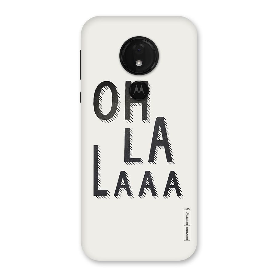 Oh La La Back Case for Moto G7 Power