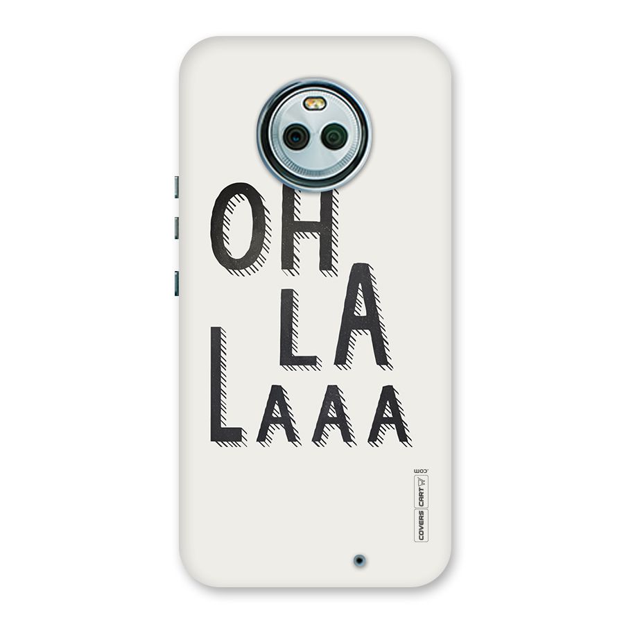 Oh La La Back Case for Moto X4