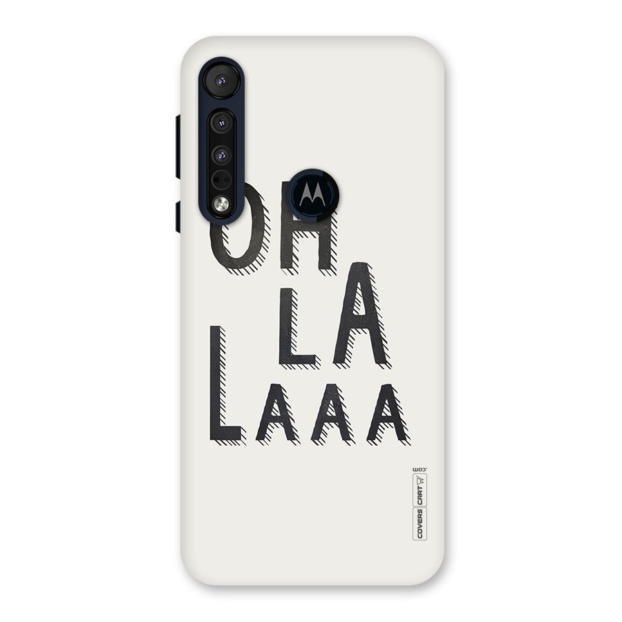 Oh La La Back Case for Motorola One Macro