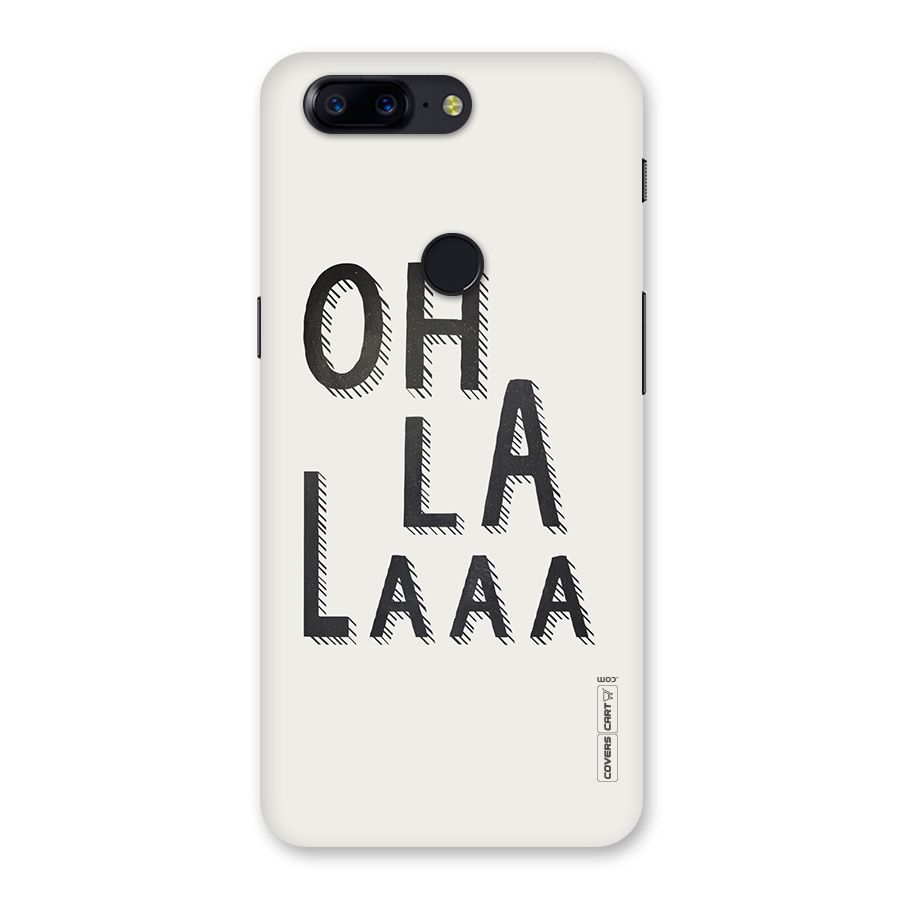 Oh La La Back Case for OnePlus 5T