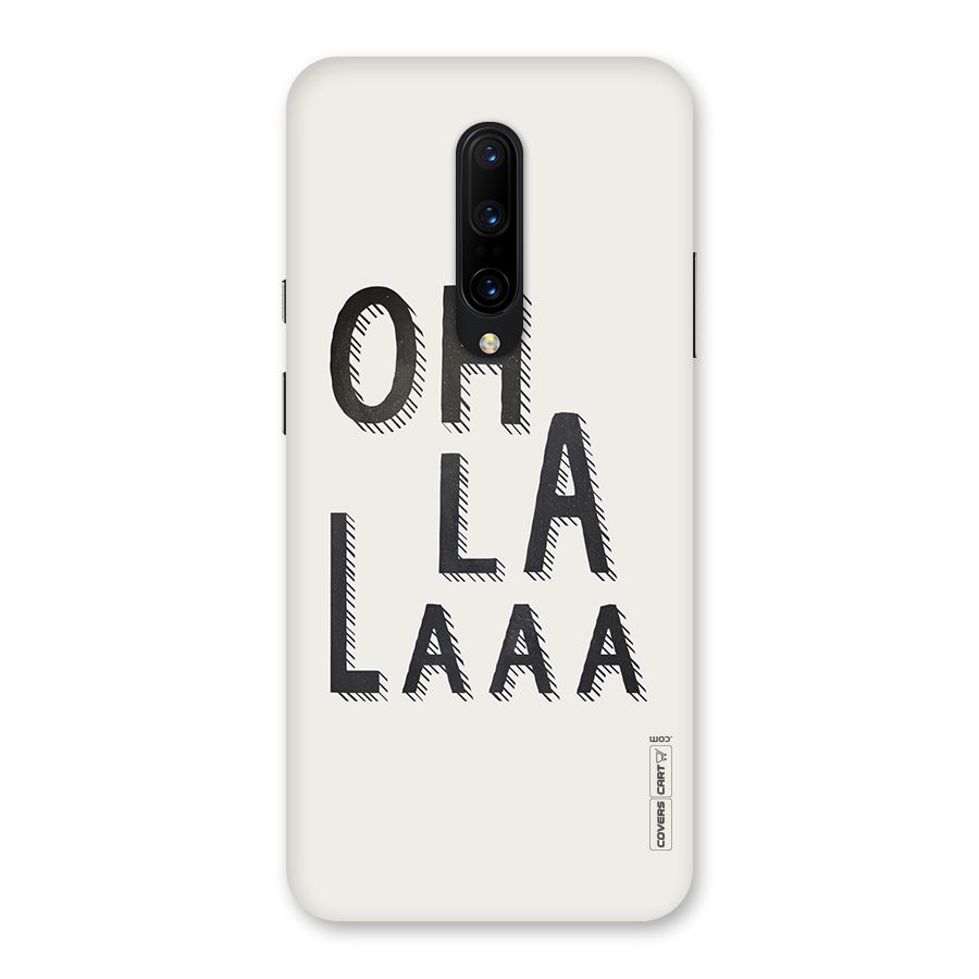 Oh La La Back Case for OnePlus 7 Pro