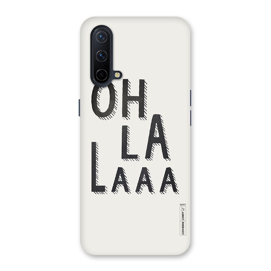 Oh La La Back Case for OnePlus Nord CE 5G