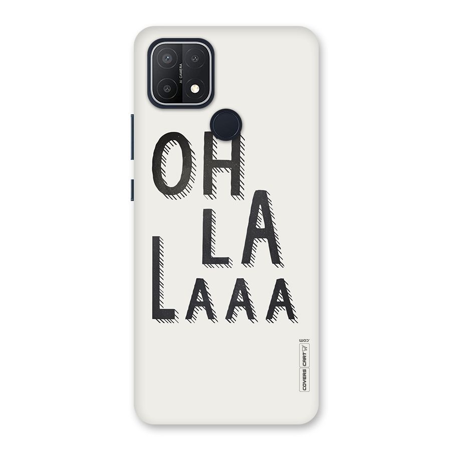 Oh La La Back Case for Oppo A15