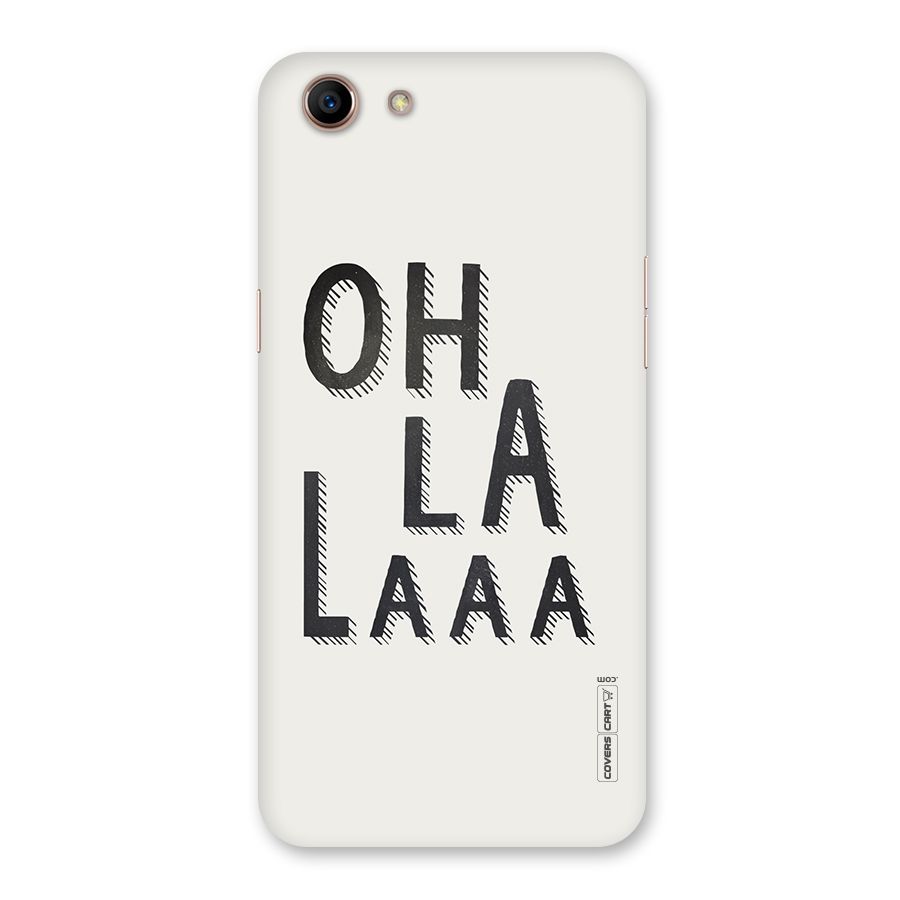 Oh La La Back Case for Oppo A83 (2018)