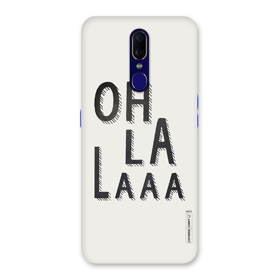 Oh La La Back Case for Oppo A9