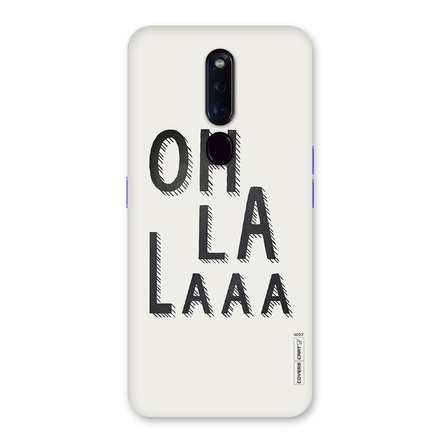 Oh La La Back Case for Oppo F11 Pro