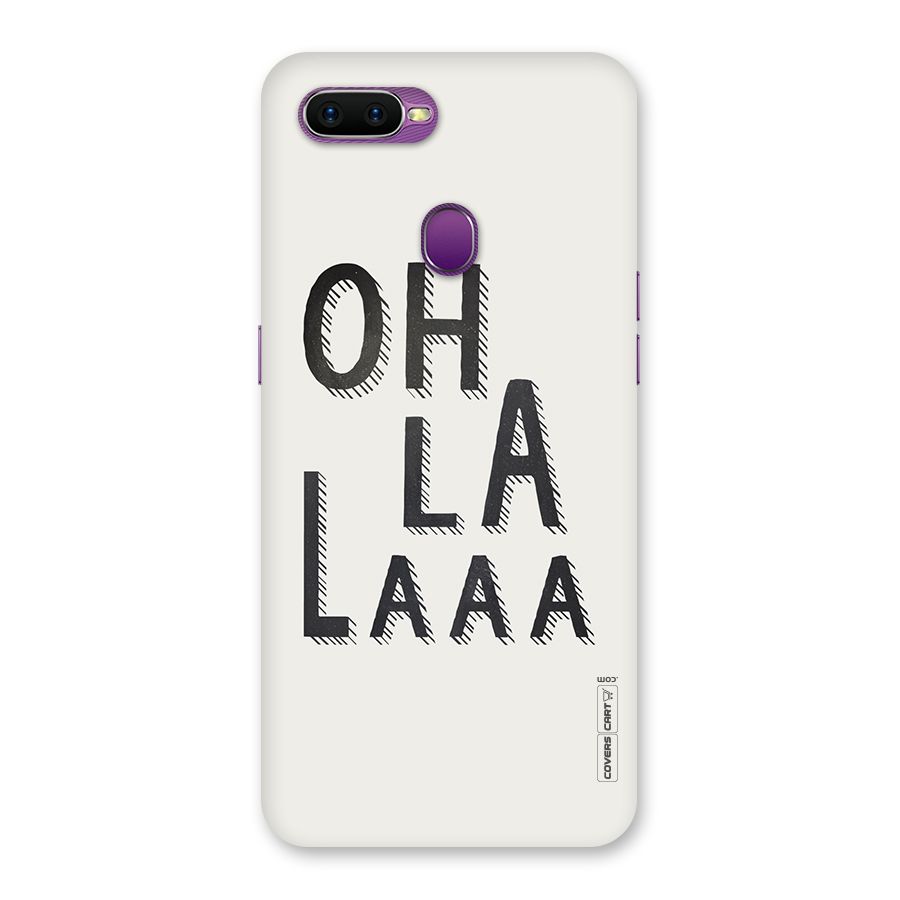 Oh La La Back Case for Oppo F9