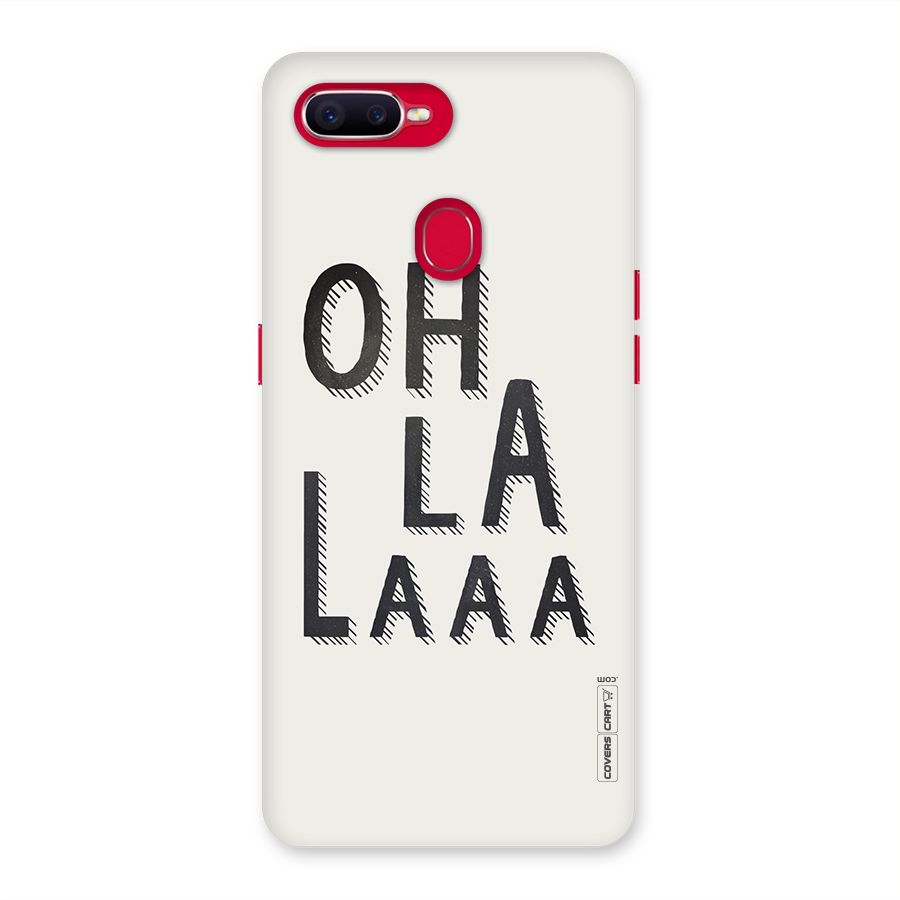 Oh La La Back Case for Oppo F9 Pro