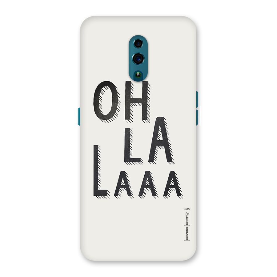 Oh La La Back Case for Oppo Reno