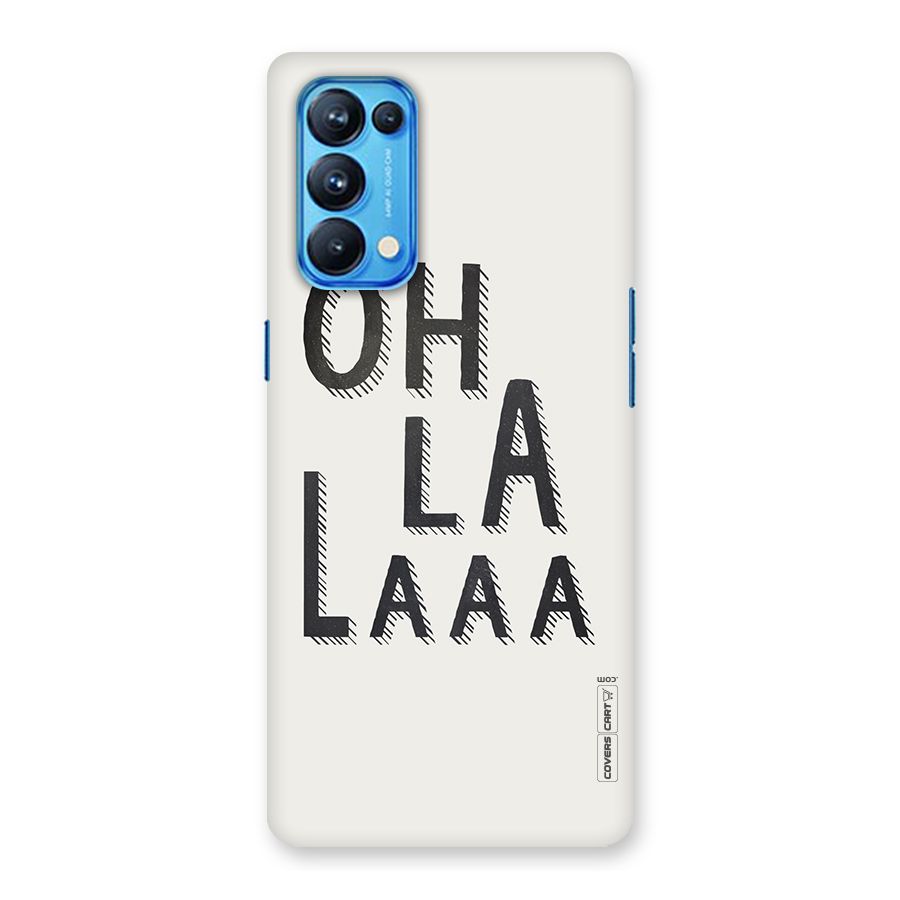 Oh La La Back Case for Oppo Reno5 Pro 5G