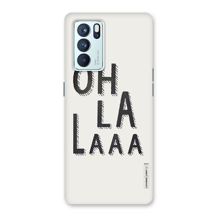 Oh La La Back Case for Oppo Reno6 Pro 5G