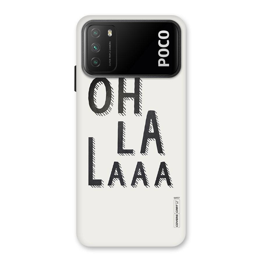 Oh La La Back Case for Poco M3