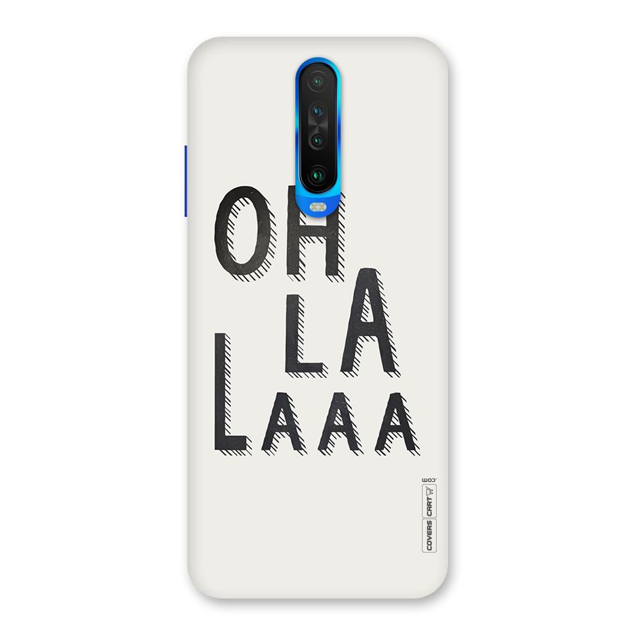 Oh La La Back Case for Poco X2