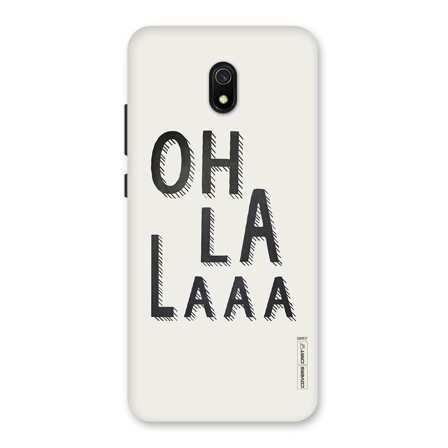 Oh La La Back Case for Redmi 8A