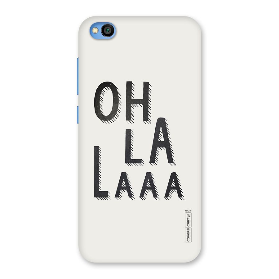 Oh La La Back Case for Redmi Go
