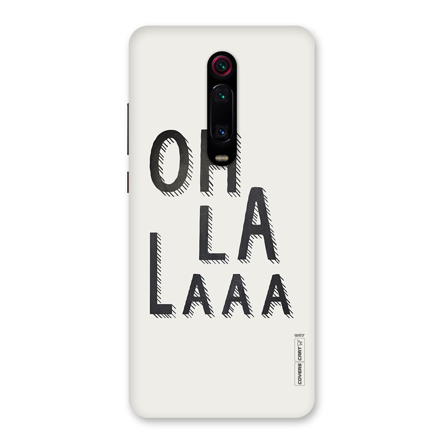 Oh La La Back Case for Redmi K20 Pro