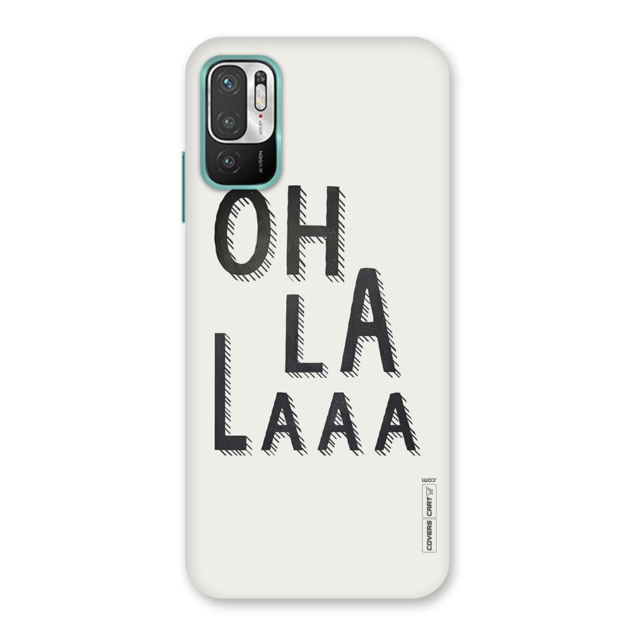 Oh La La Back Case for Redmi Note 10T 5G