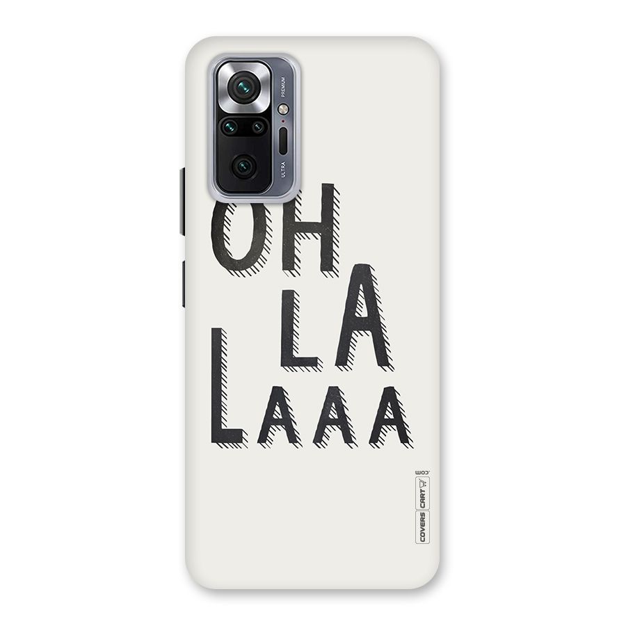 Oh La La Back Case for Redmi Note 10 Pro