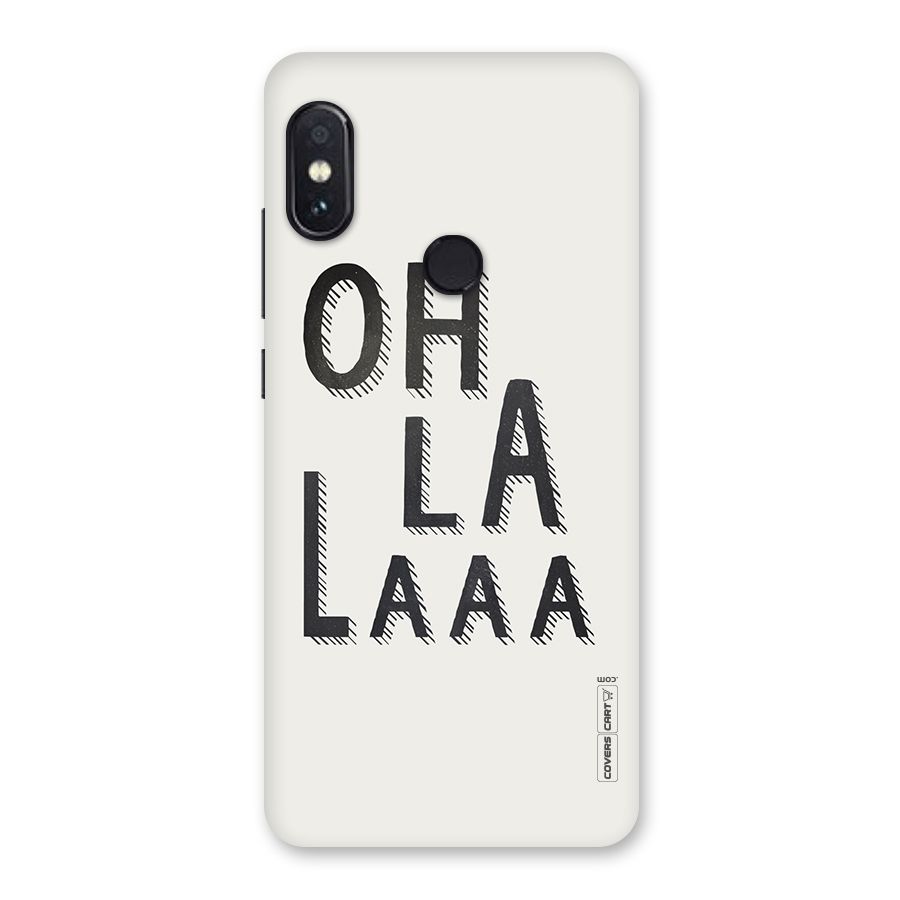 Oh La La Back Case for Redmi Note 5 Pro