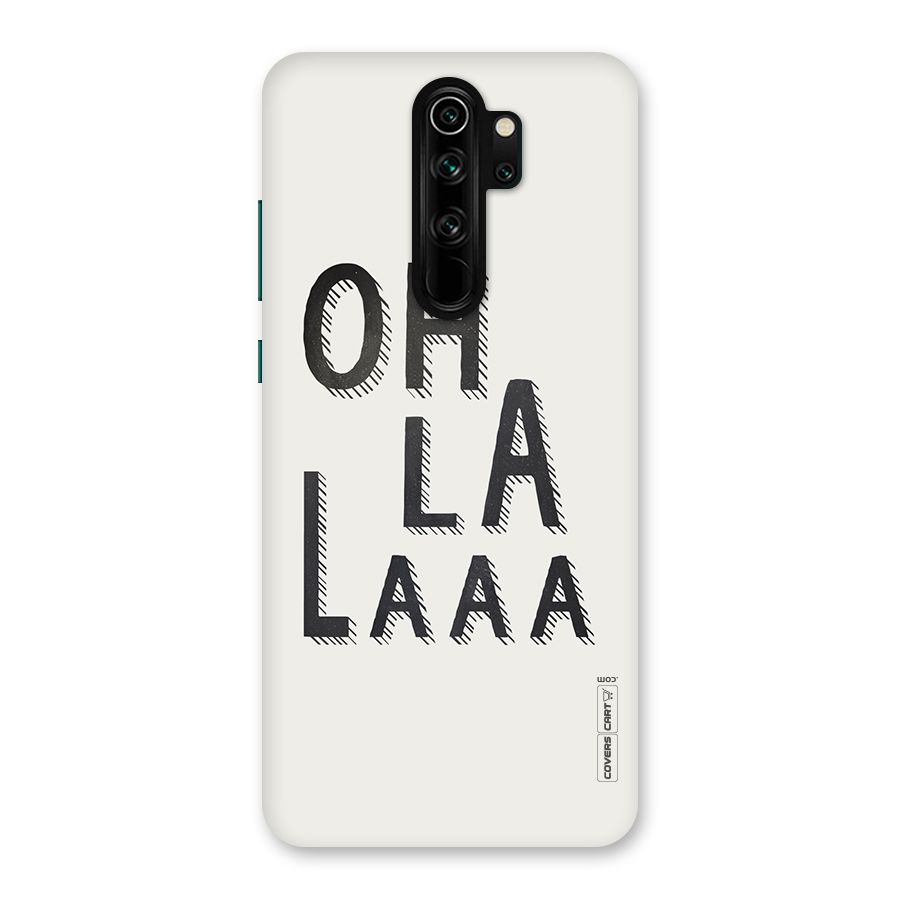 Oh La La Back Case for Redmi Note 8 Pro